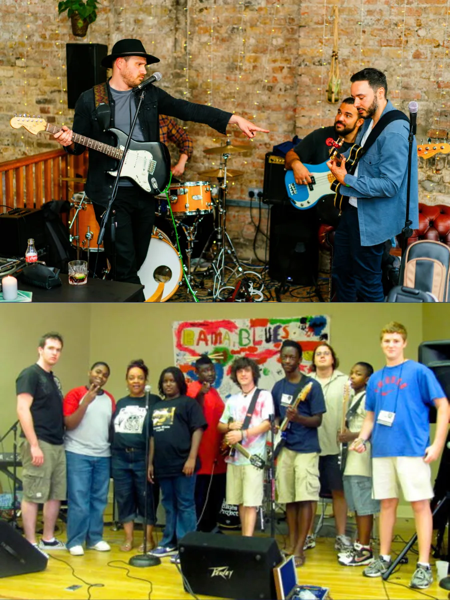 Ben Joseph teaching a virtual music lesson online